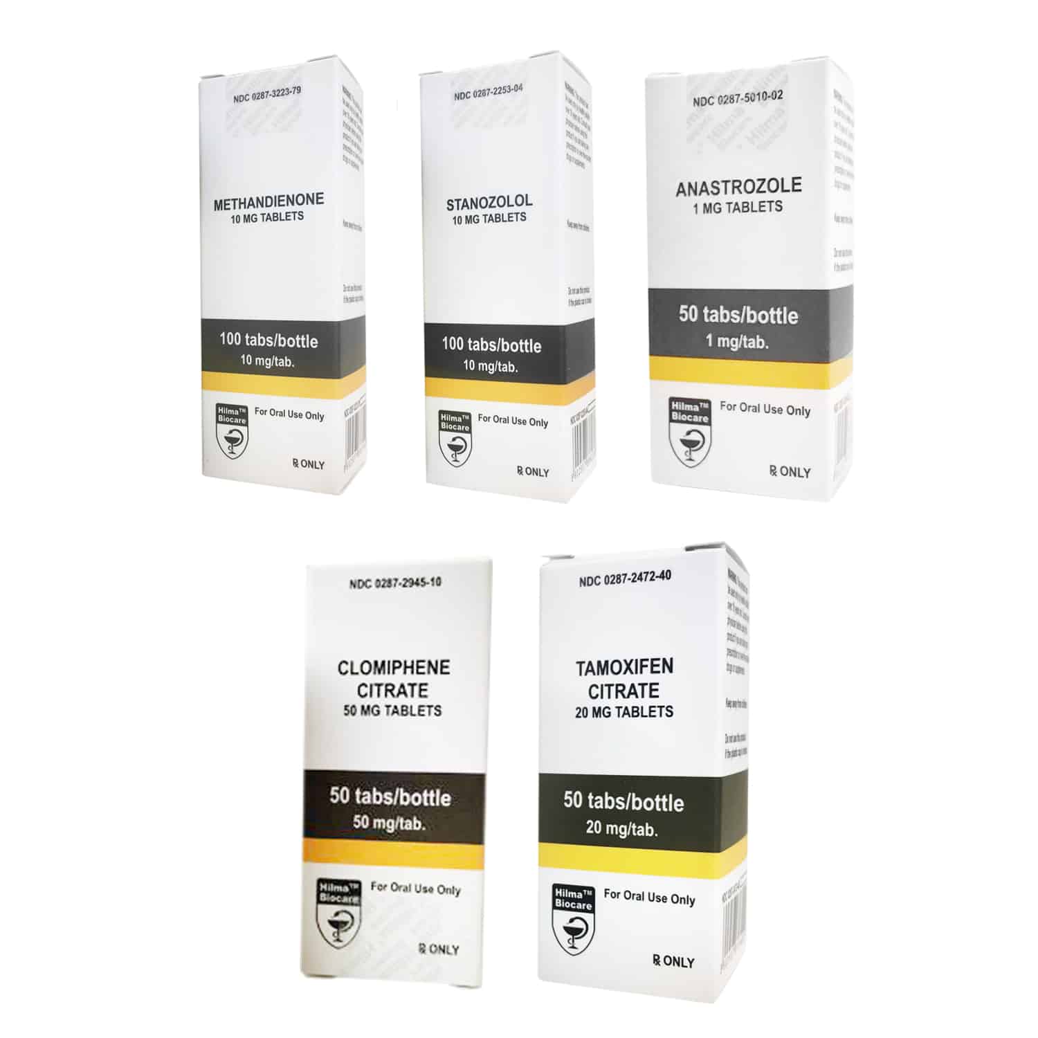 مجموعة هيلما لزيادة الكتلة العضلية: ستيرويدات فموية ديانابول + وينسترول (4 أسابيع)