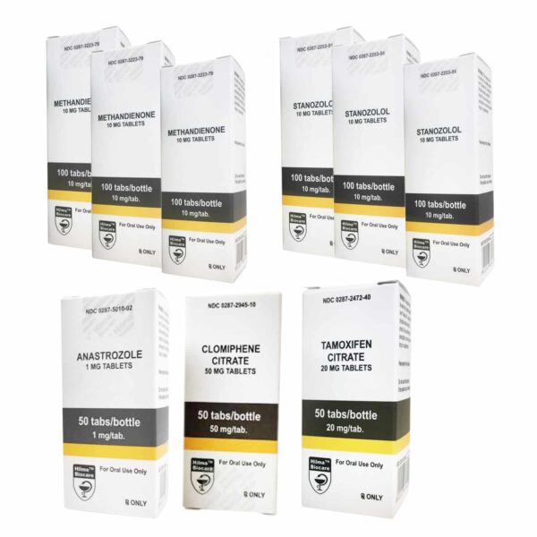 مجموعة بناء العضلات الخالية من الدهون: ستيرويدات فموية ديانابول + وينسترول (8 أسابيع) هيلما