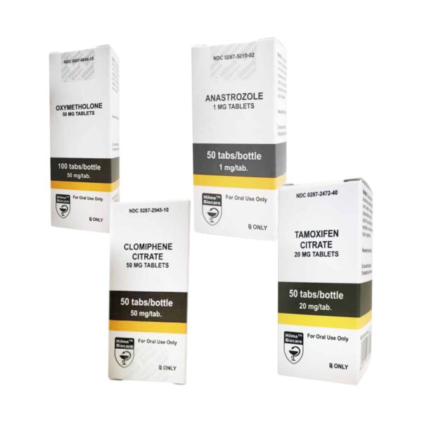 مجموعة هيلما أنادرول أوكسي ميثولون لزيادة الكتلة العضلية باستخدام الستيرويدات لمدة 4 أسابيع