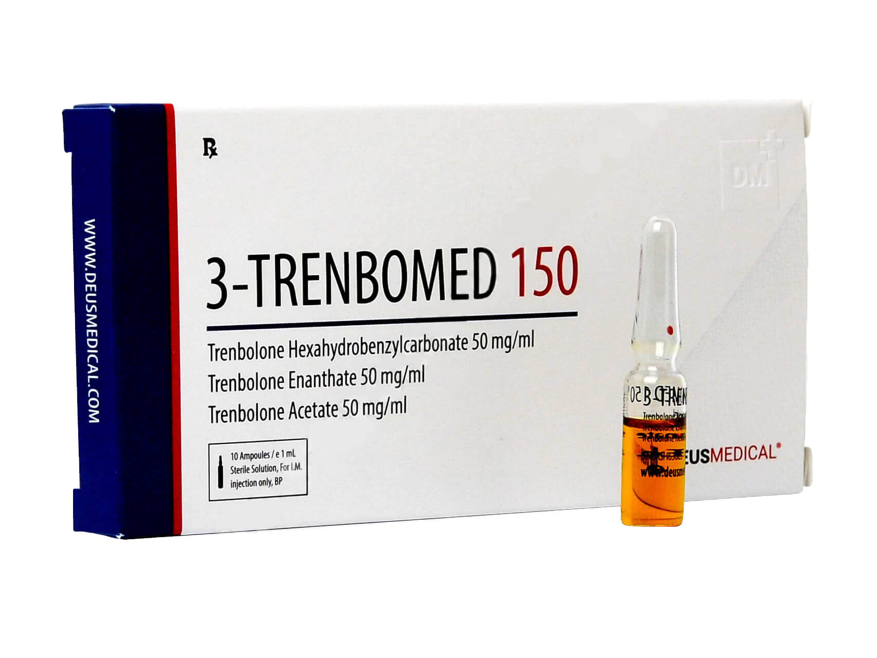 DEUSMEDICAL 3 TRENBOMED 150 FRONTAMP FRONT