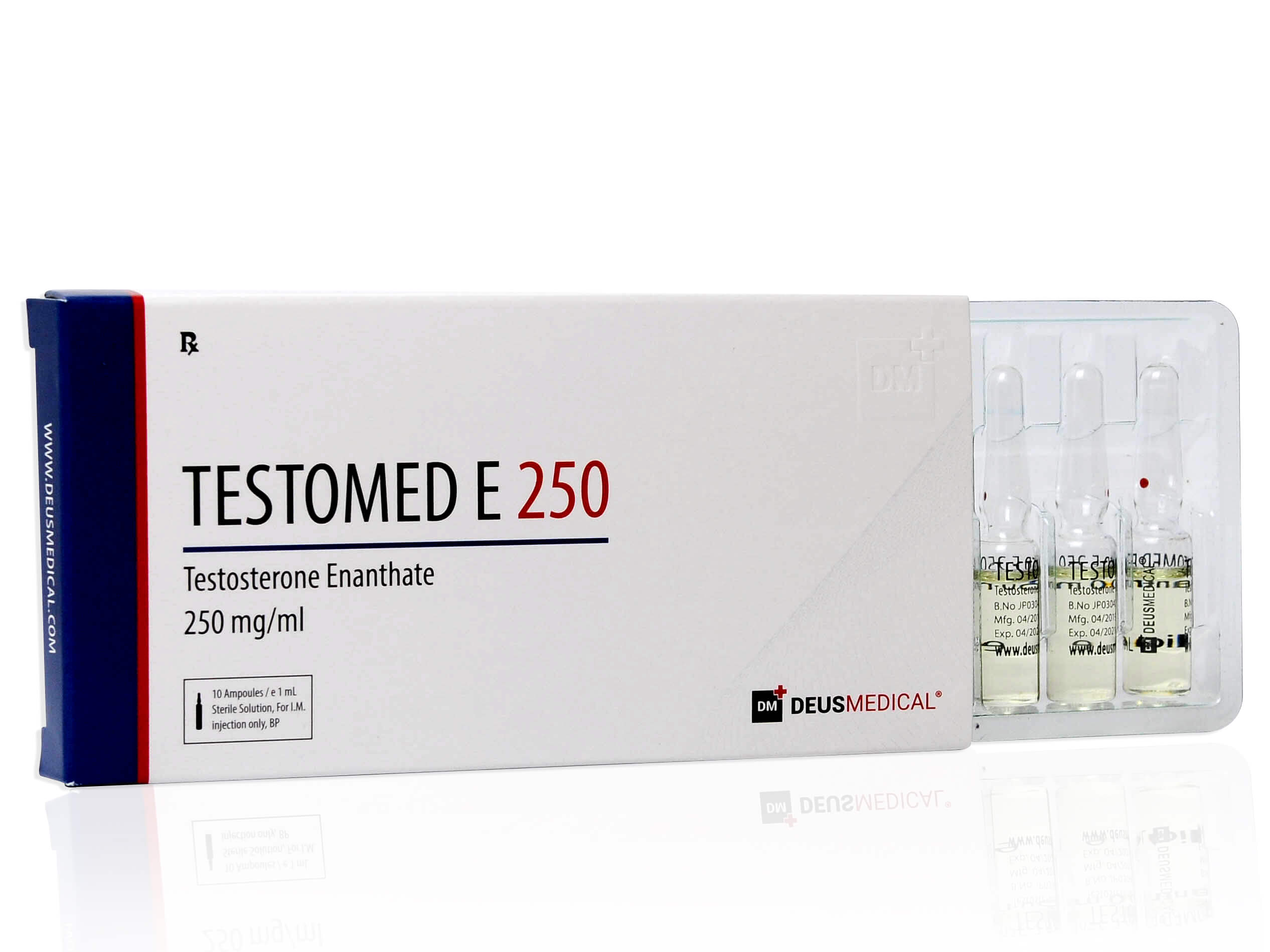 DEUSMEDICAL TESTOMED 250 FRONT+3AMP