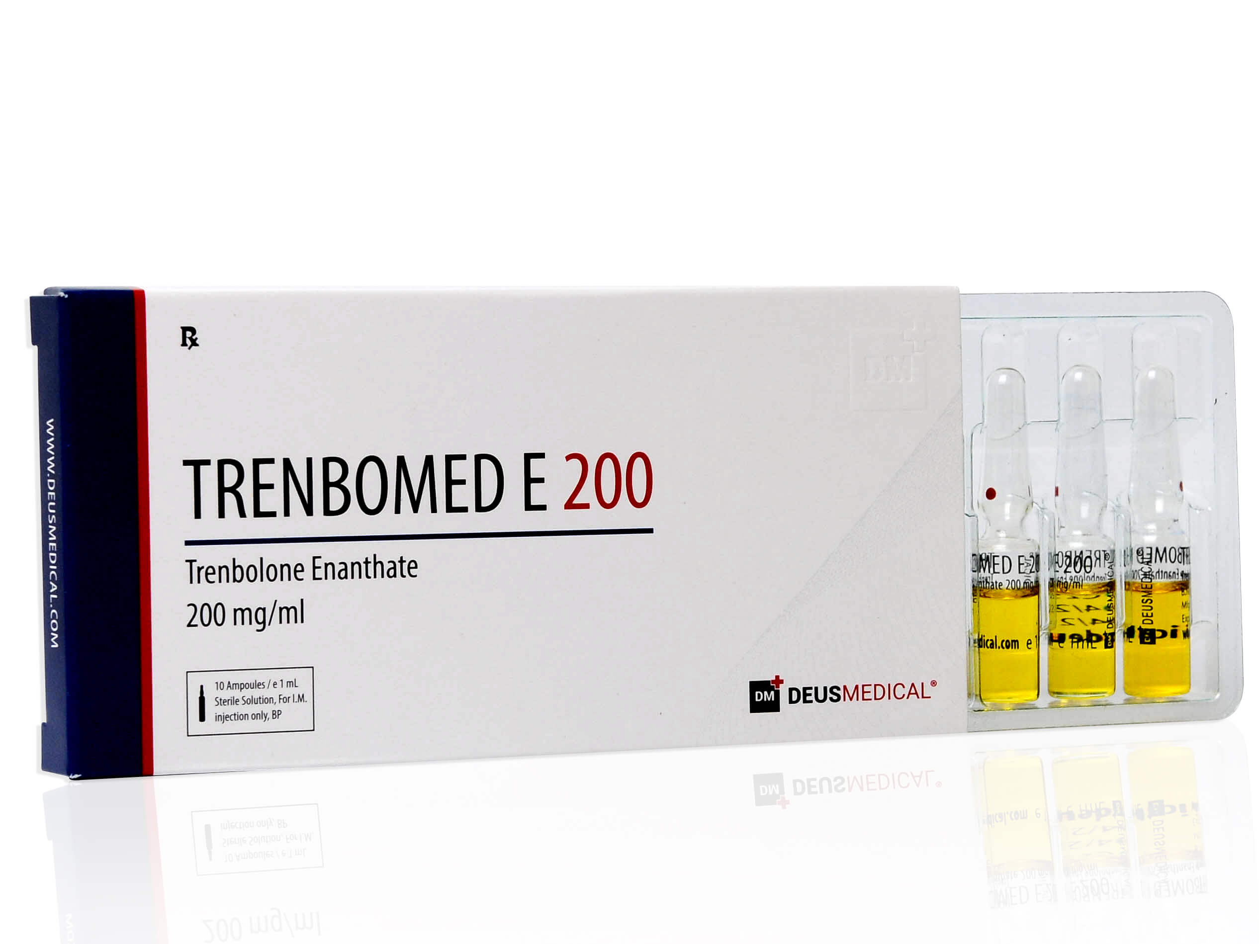 DEUSMEDICAL TRENBOMED E 200 أمامي + 3AMP