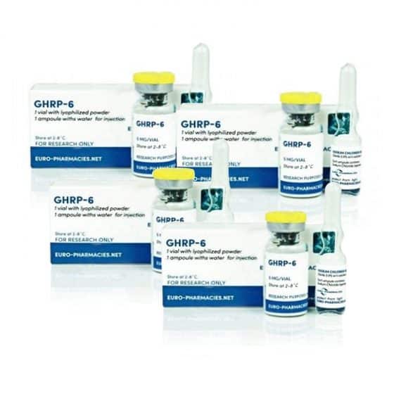 GHRP 6 5 ملغ، قارورة واحدة، صيدليات يورو × 4، 560×560