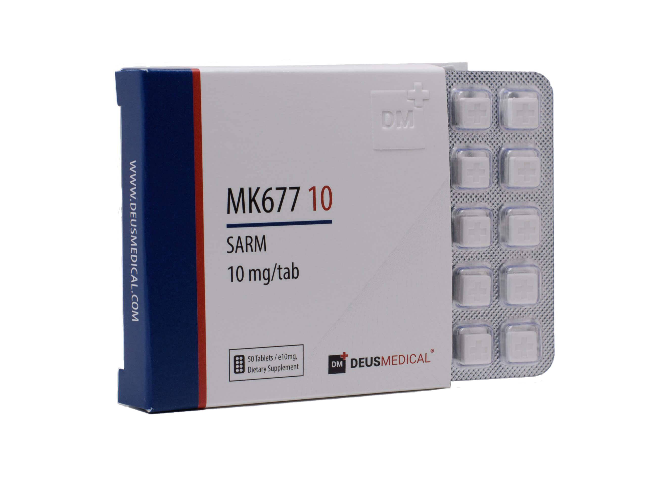 MK677 10 SARMs، 50 قرصًا من 10 ملغ من DEUS MEDICAL