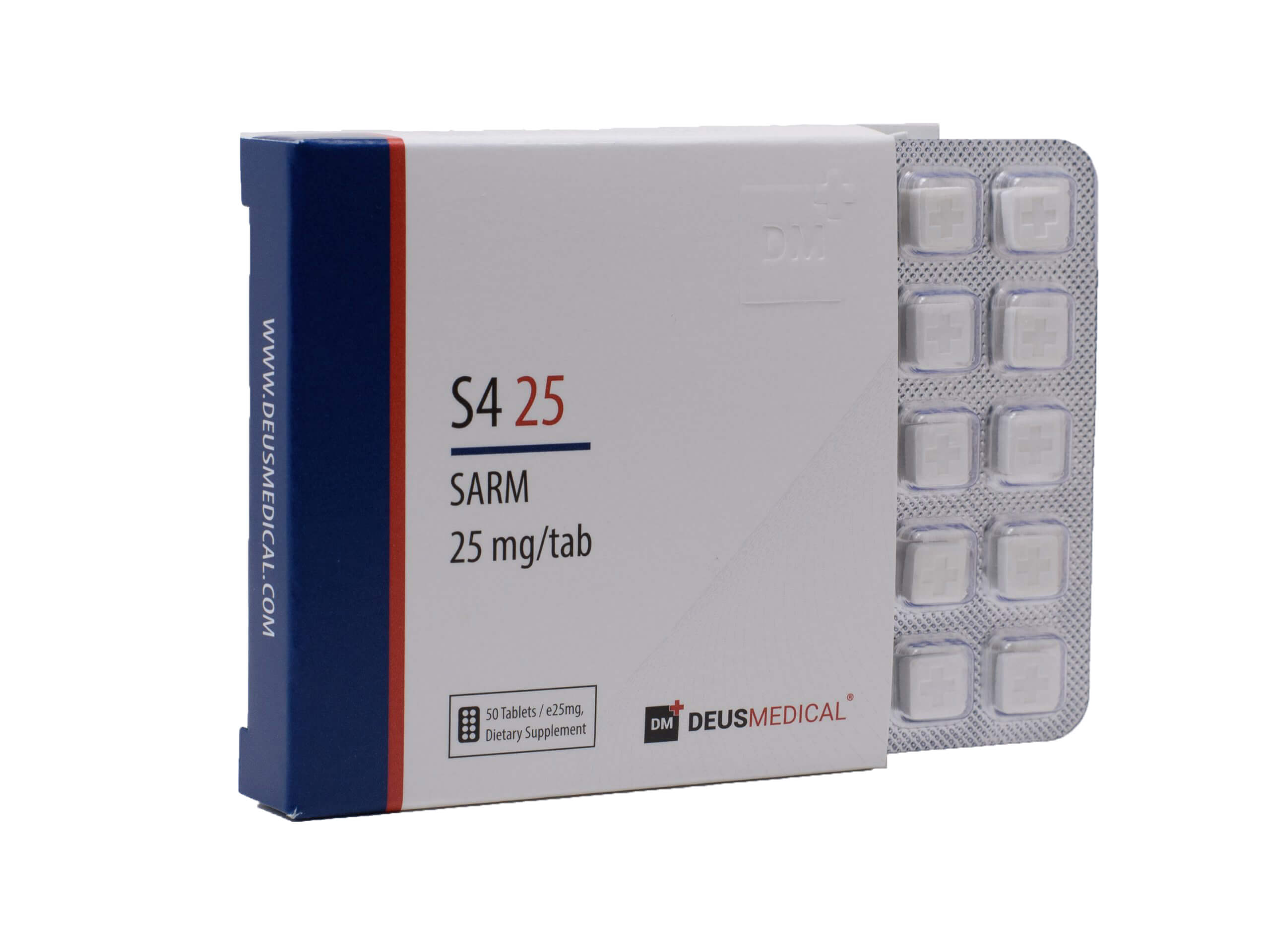 S4 أنادرين مقسم إلى 25 ملغ