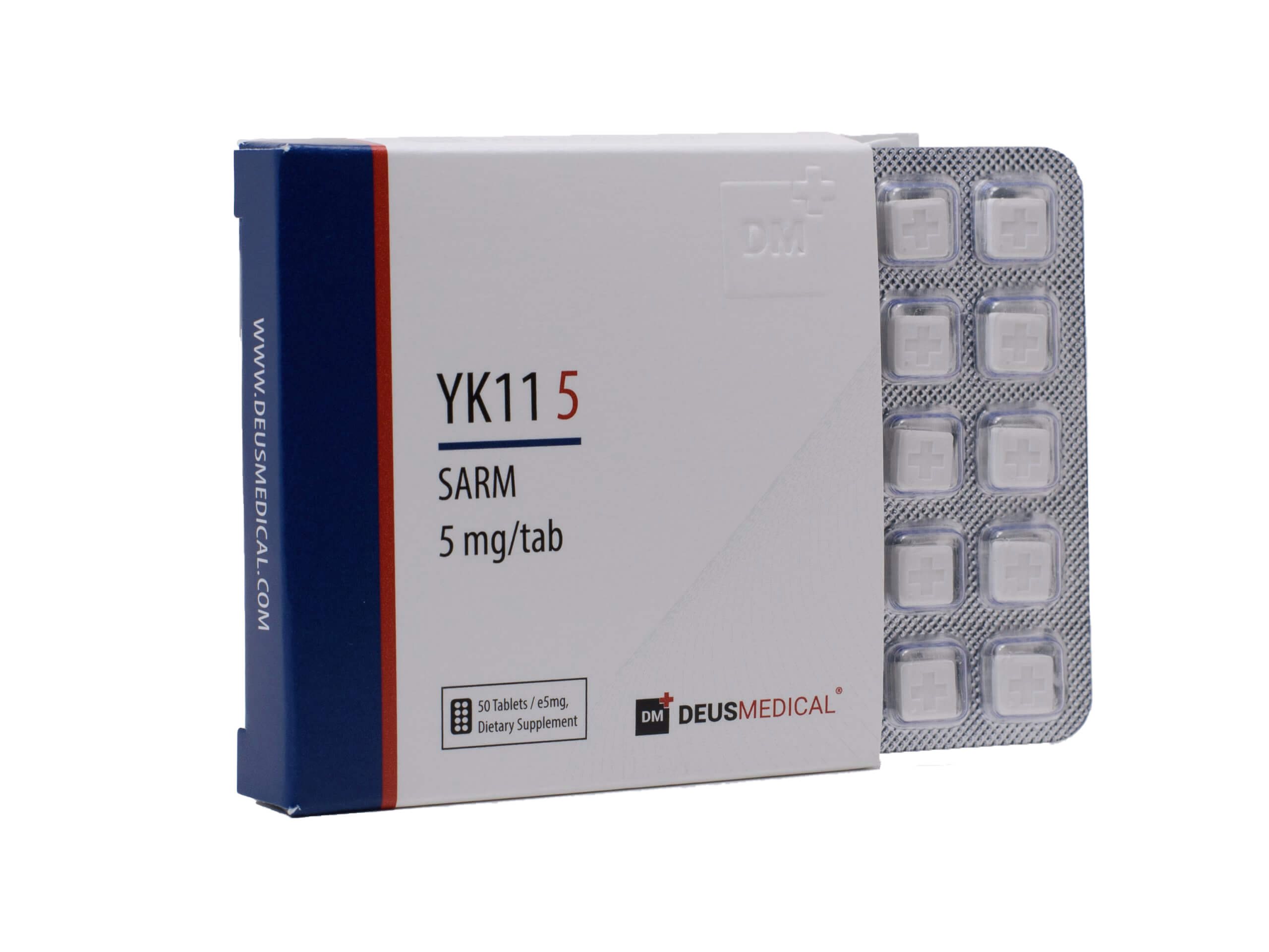 YK11 5 SARMs 50 قرصًا بتركيز 5 ملغ من DEUS MEDICAL1