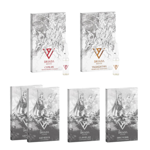 مجموعة زيادة الكتلة الجافة، سيبيونات التستوستيرون، إينانثات ترينبولون (10 أسابيع) من دريادا ميديكال