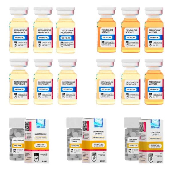 عبوة جافة للغاية، اختبار بروجسترون، ترين أ، ماست بروجسترون، ١٠ أسابيع، هيلما