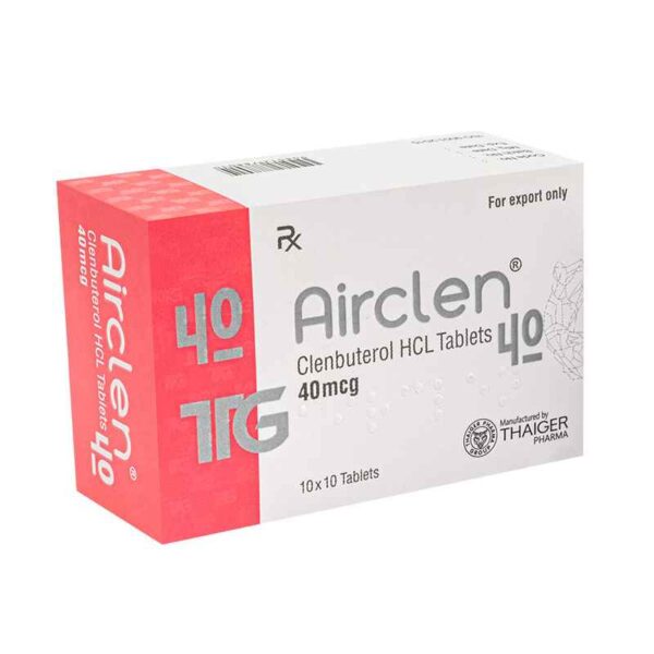 AIRCLEN 40 MCG (كلينبوتيرول) 100 قرص ثايجر فارما