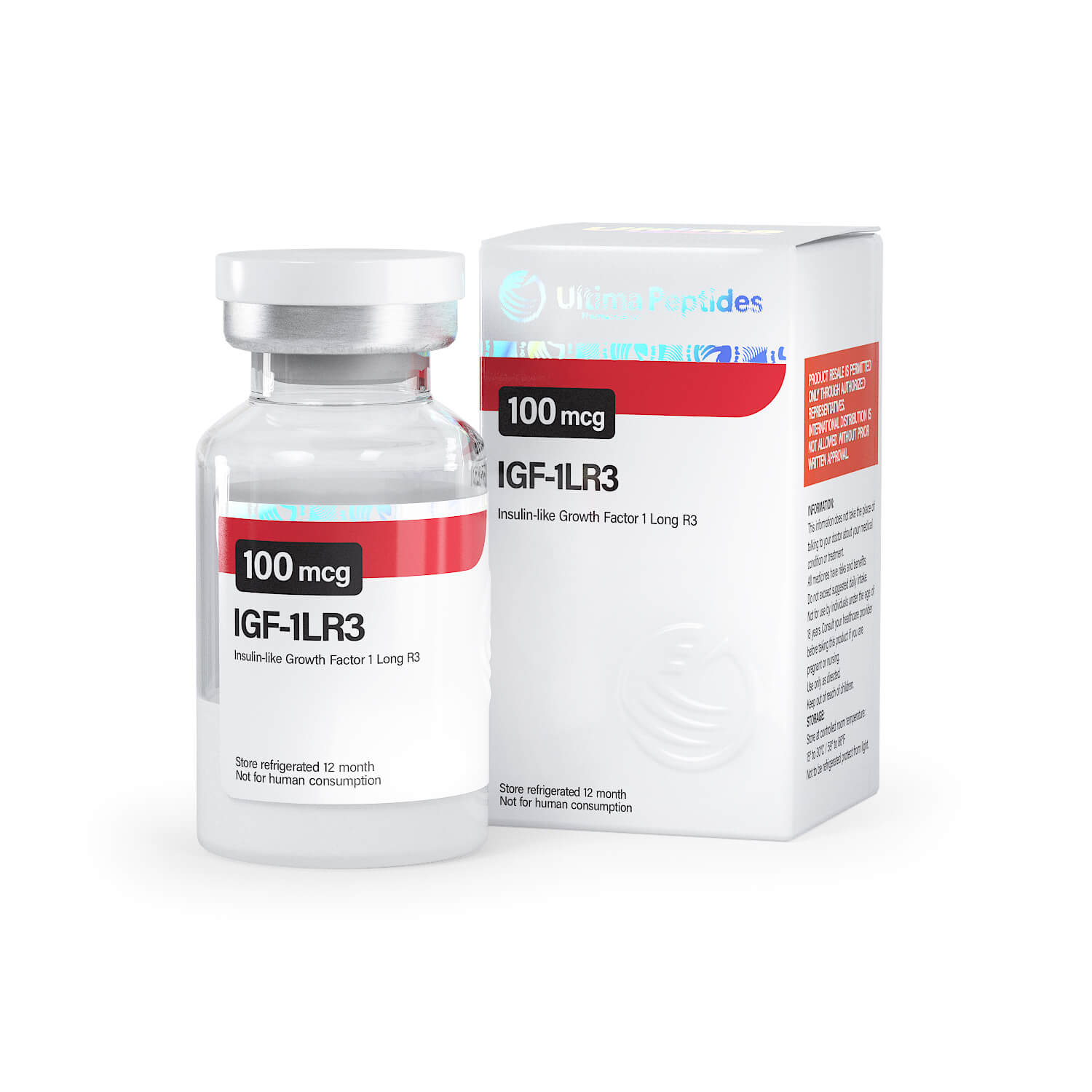ألتيما-IGF-1 LR3 0.1 ملغ - قارورة واحدة × 100 ميكروغرام - ألتيما ببتيدز الولايات المتحدة الأمريكية