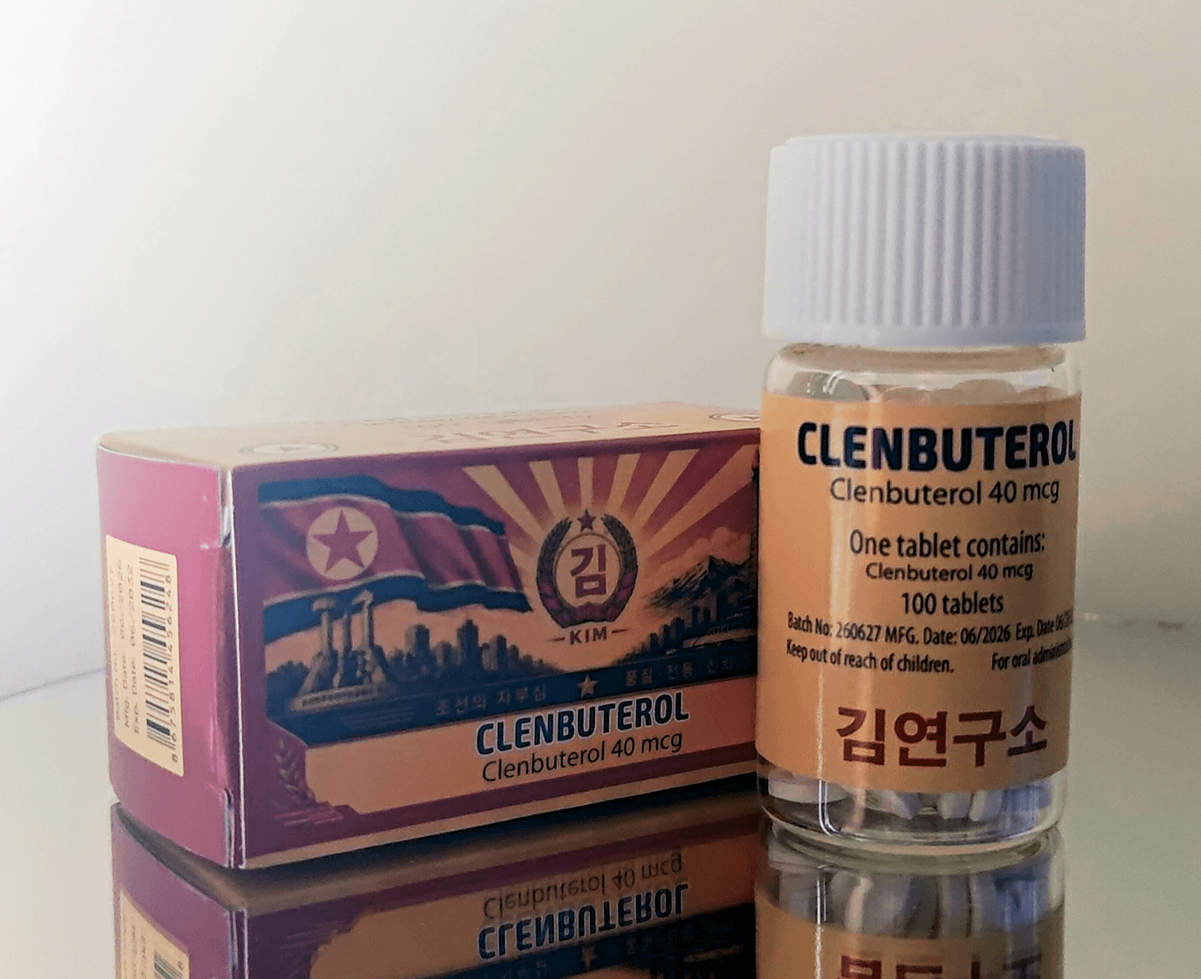Clenbuterol 40mcg x 100tabs - KIM-PHARMA
