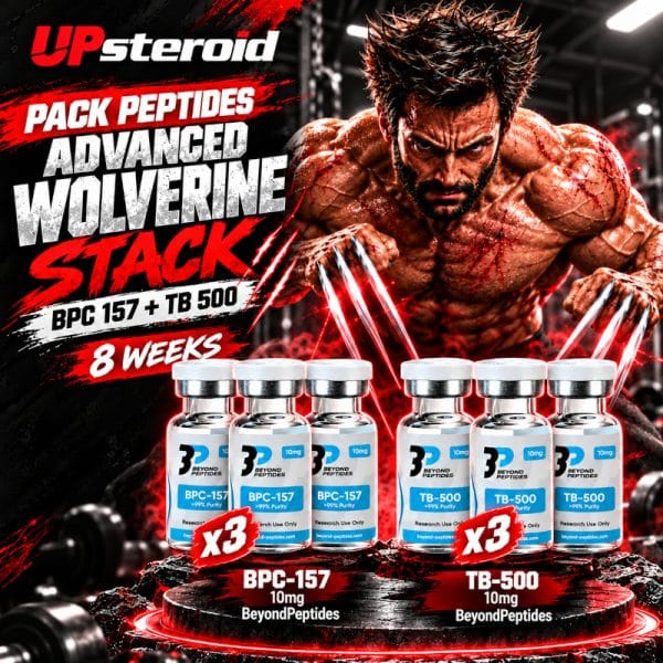 Pack Peptides Advanced Wolverine Stack (BPC 157 + TB 500) 8 semaines - BeyondPeptides