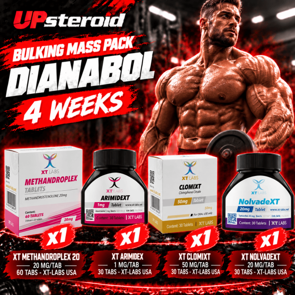 Pack Prise de Masse - XT-LABS USA - DIANABOL 4 semaines